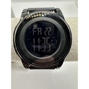 Yuink‎ Mens All Black Digital Watch 1502 Working 44MM 9" X